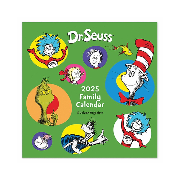 Portico 2025 Wall Calendar Dr Seuss