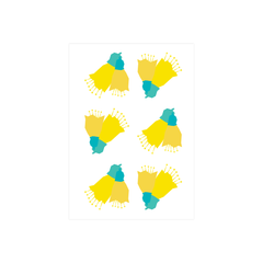 Iko Iko Kiwiana Card Kōwhai