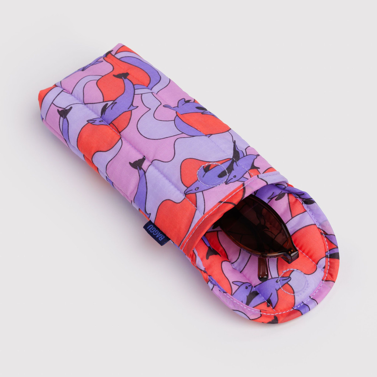 Baggu Puffy Glasses Sleeve Dolphins