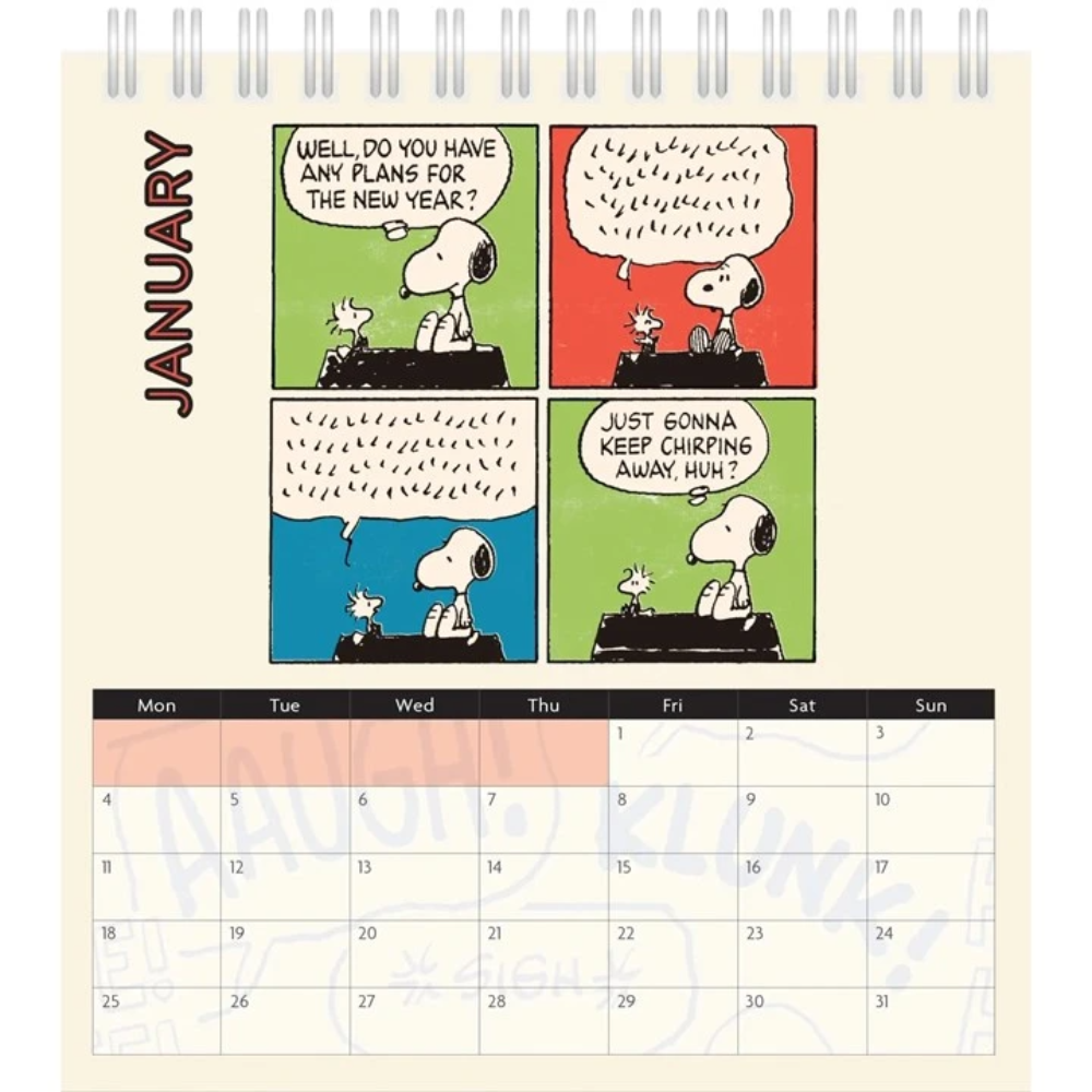 Portico Designs 2027 Desk Calendar Peanuts