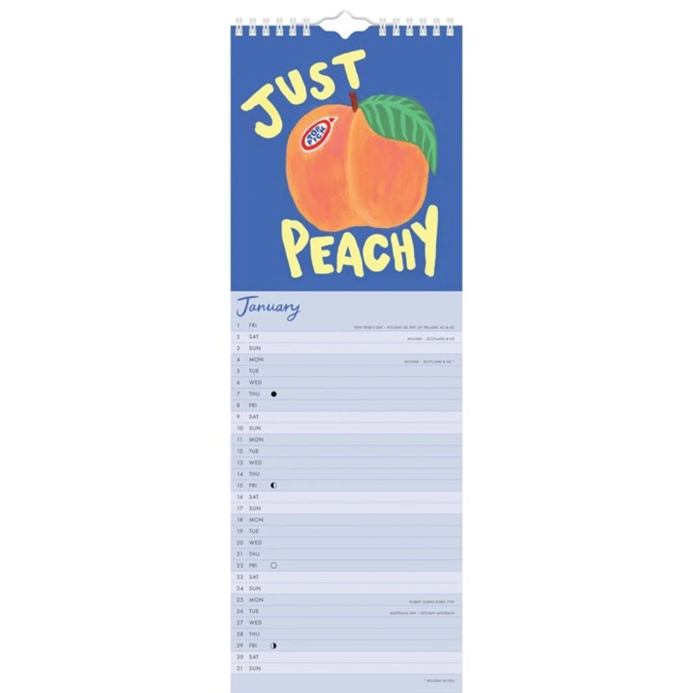 Portico Designs 2027 Slim Wall Calendar Eleanor Bowmer Food