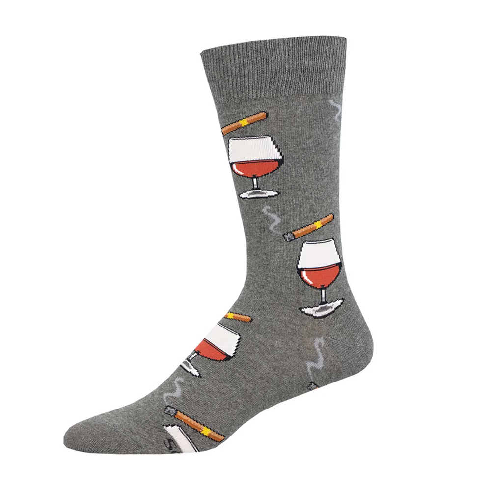 Socksmith Socks Mens' Brandy Dandy Grey Heather