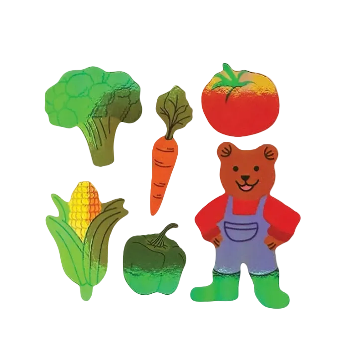Sticker Garden Sheet Pearl Farmer Bear