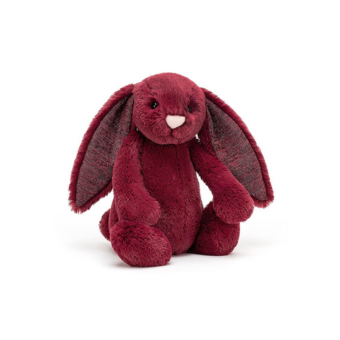 Jellycat Bashful Sparkly Cassis Bunny Medium