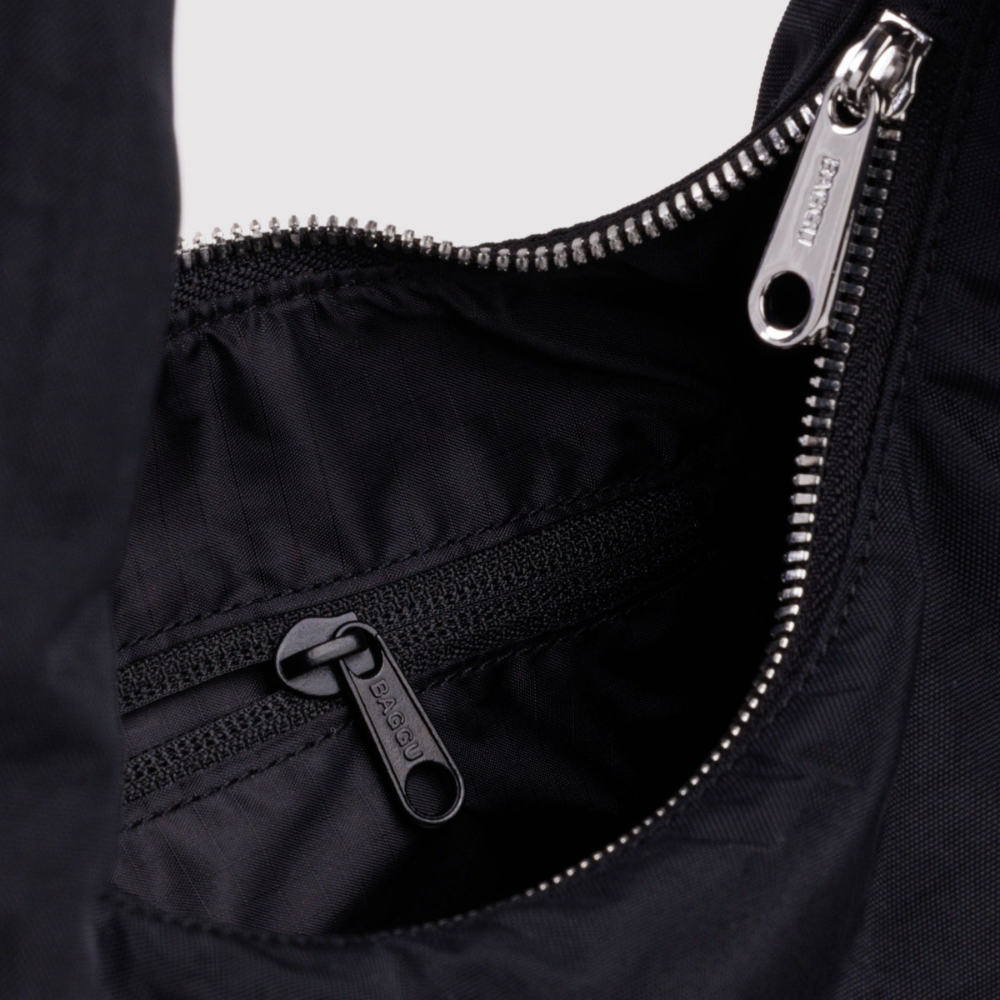 Baggu Small Nylon Meringue Bag Black