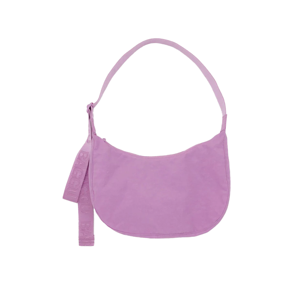 Baggu Medium Nylon Crescent Bag Peony