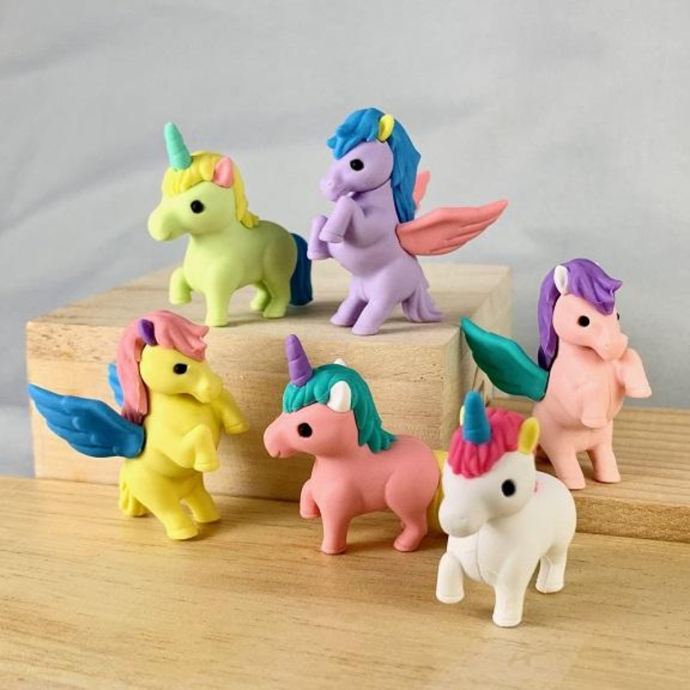 Iwako Eraser Unicorn Pegasus Assorted