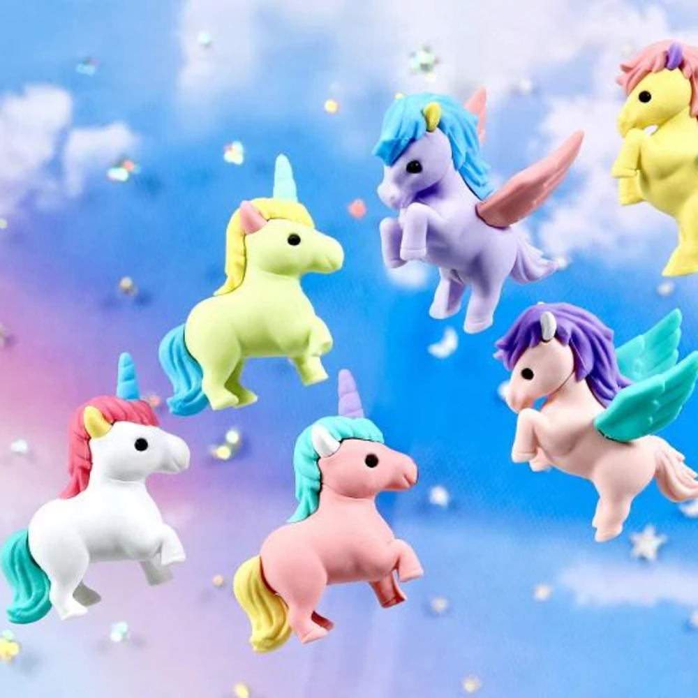 Iwako Eraser Unicorn Pegasus Assorted