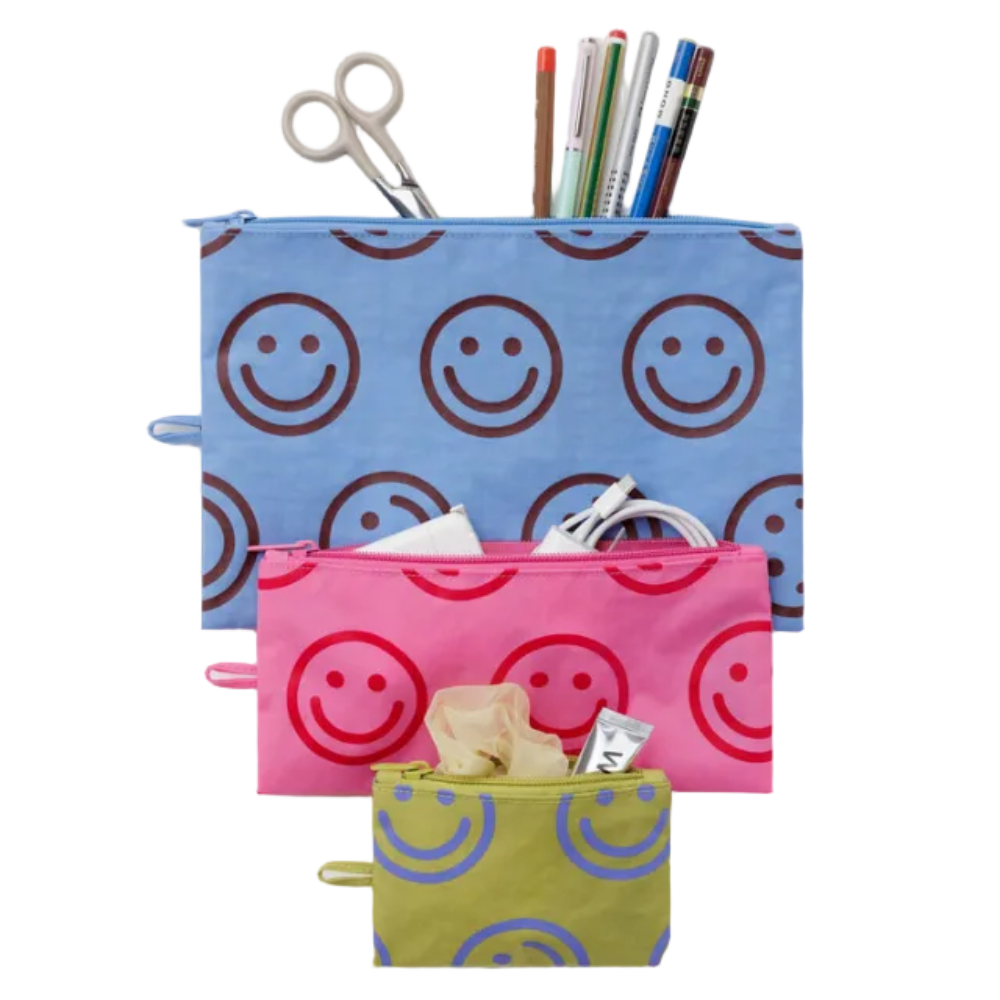 Baggu Flat Pouch Pop Happy