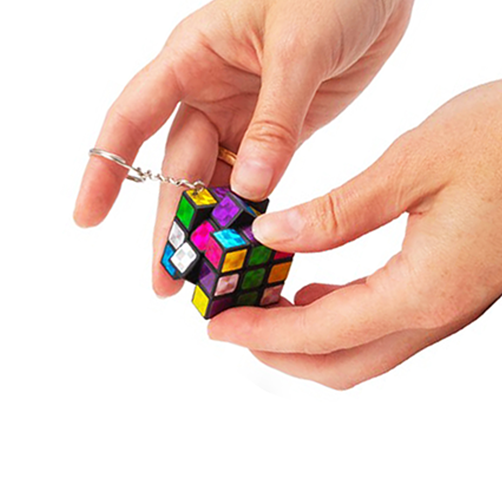 Mini Metallic Muddle Puzzle Keyring