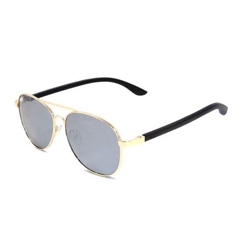 Moana Road Sunnies Aviator Wolfman Silver Lens