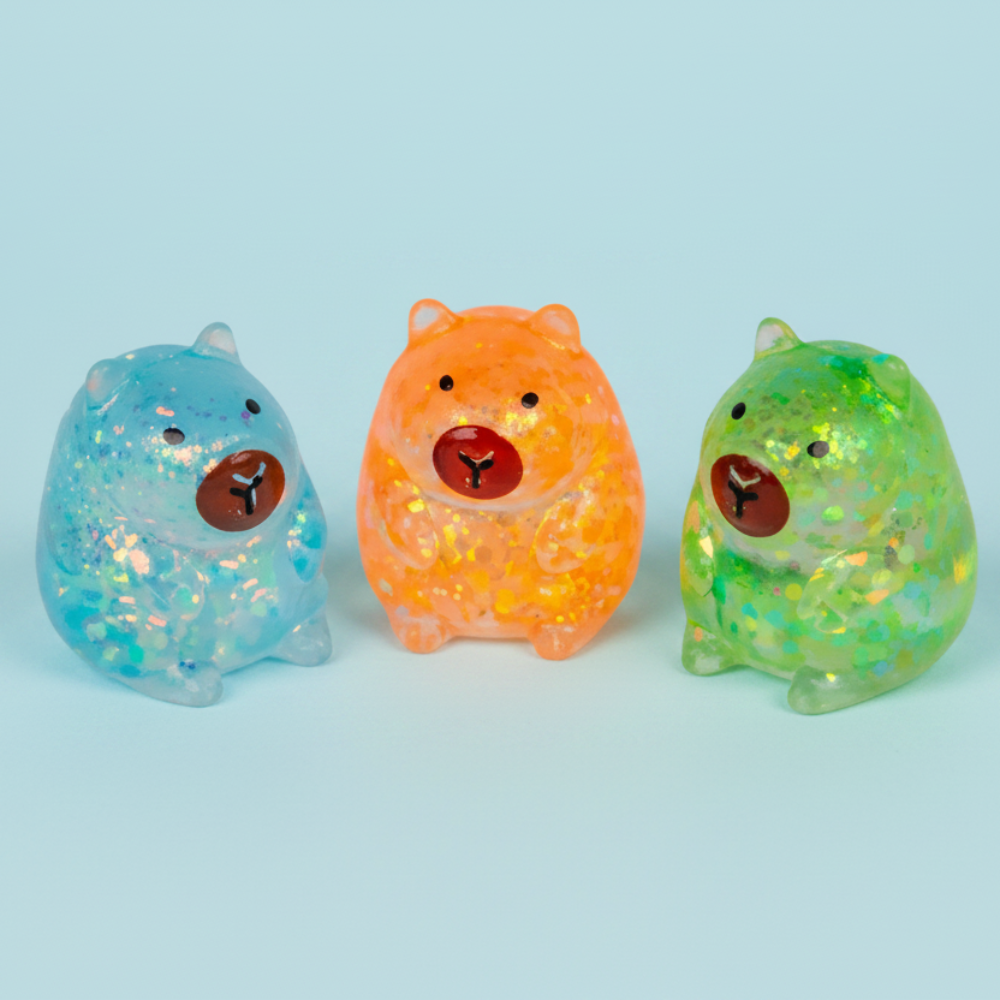Scrunchems Glitter Mini Sugar Capybara