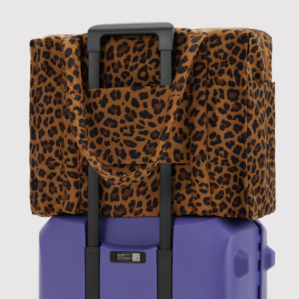 Baggu Cloud Carry-On Bag Leopard
