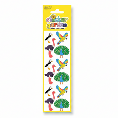 Sticker Garden Sheet Glossy Bird Nostalgia