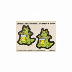 Sticker Garden Scratch and Sniff Teared Square Dragon Lemonade