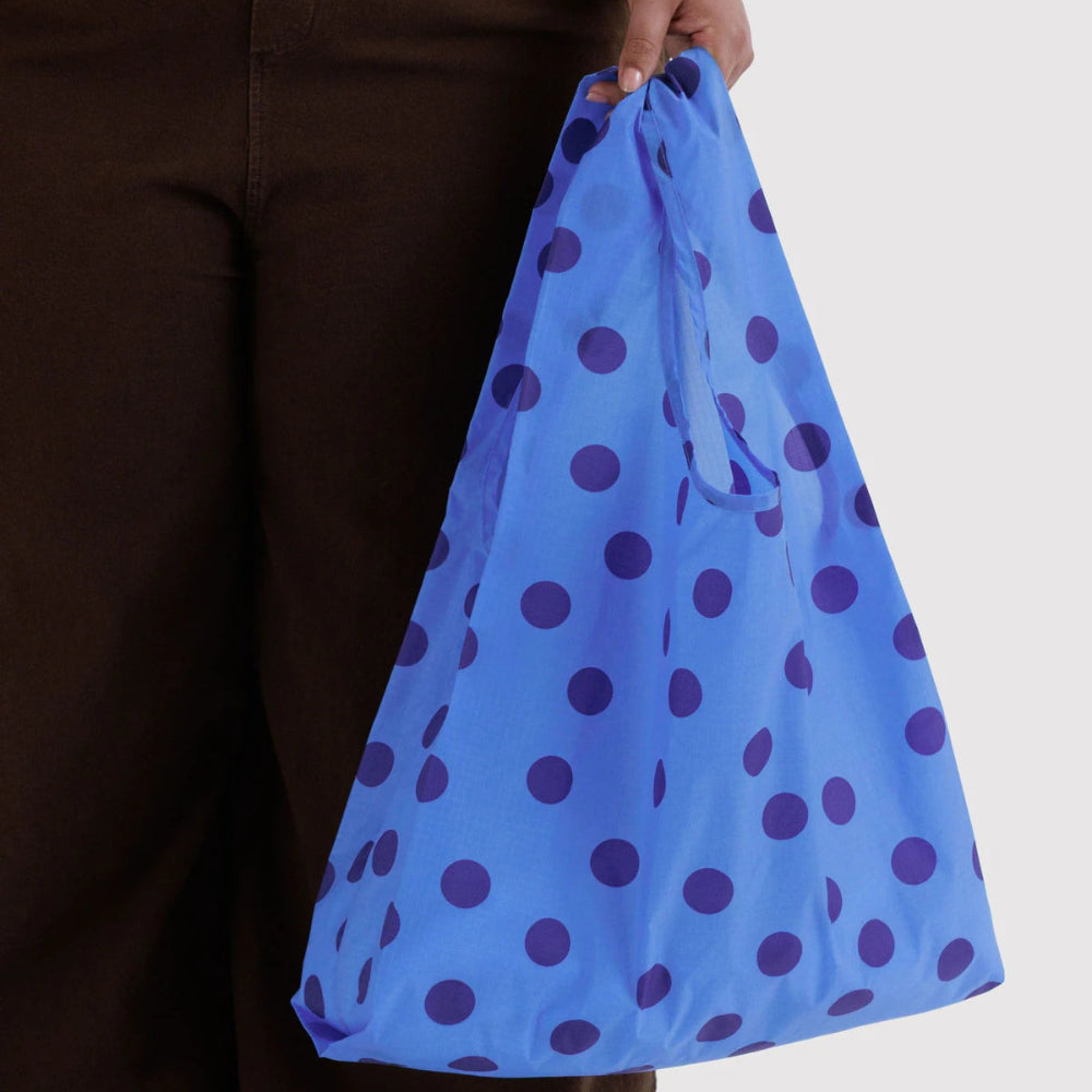 Baggu Standard Reusable Bag Blue Polka Dot