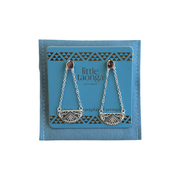 Little Taonga Maunga -Nui Breast Plate Earrings Silver