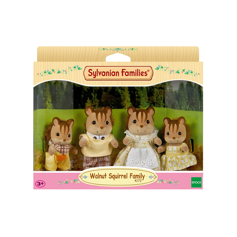 Sylvanian Families Walnut Squirrel Family