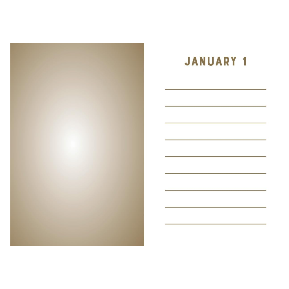 Mini One Line a Day Journal Radiant Glow