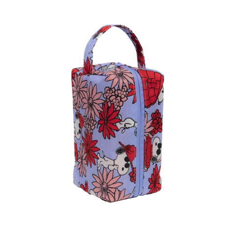 Baggu x Peanuts Dopp Kit Travel Bag Floral Snoopy