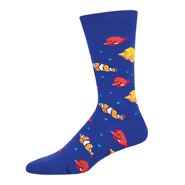 Socksmith Socks Mens Reef Life Blue