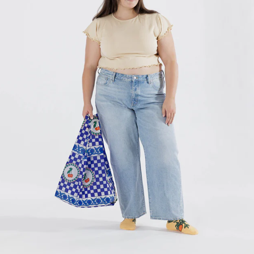 Baggu Standard Reusable Bag Cherry Tile
