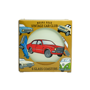 Moana Road Coasters Set of 6 Vintage Car Club