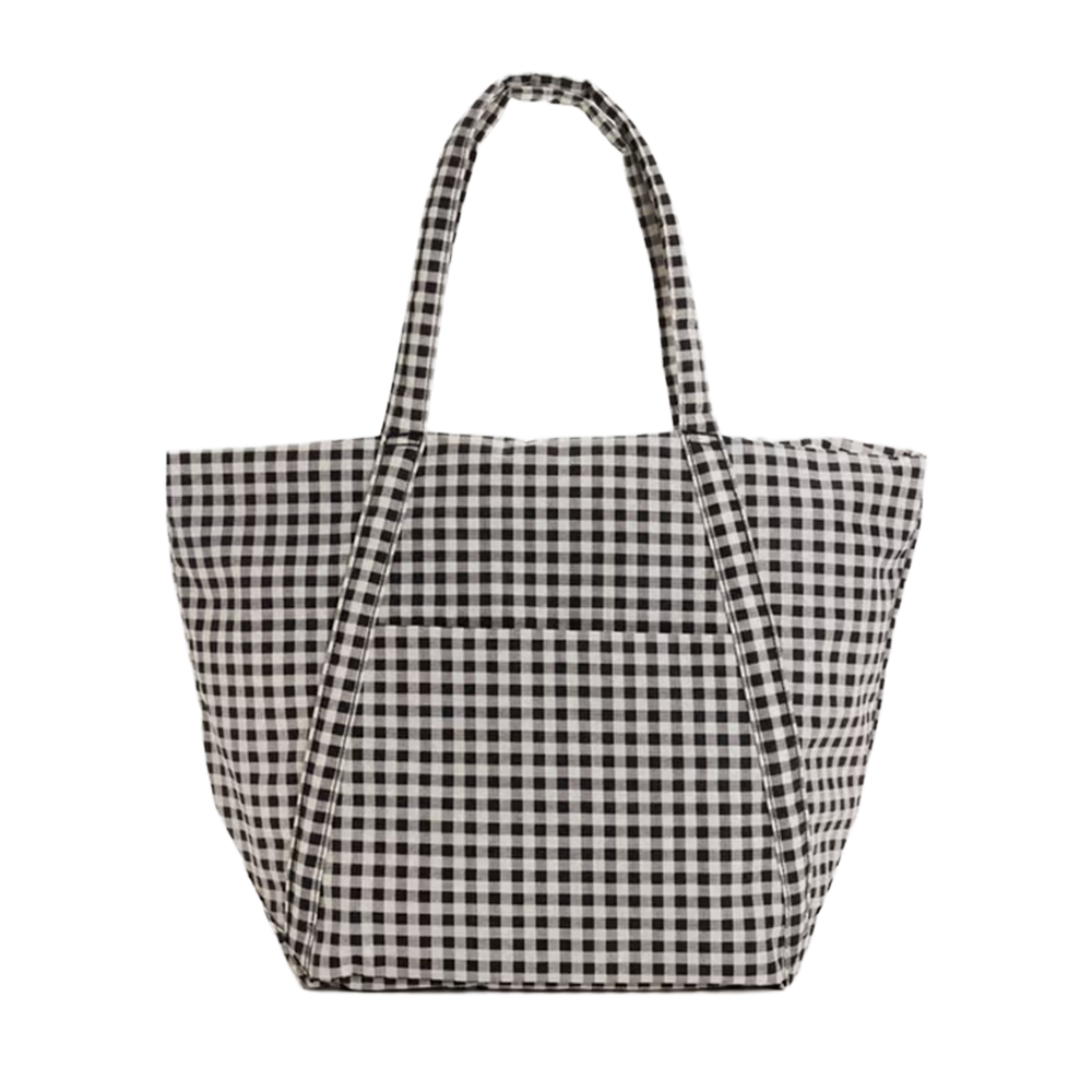 Baggu Cloud Bag  Black and White Gingham