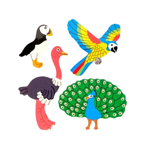 Sticker Garden Sheet Glossy Bird Nostalgia