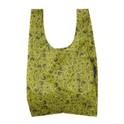Baggu Standard Reusable Bag Chartreuse Paisley
