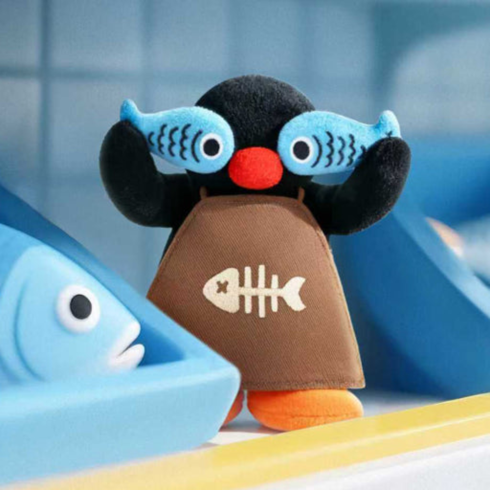 Pingu Hide & Seek Plush Keyring Blind Box Premium
