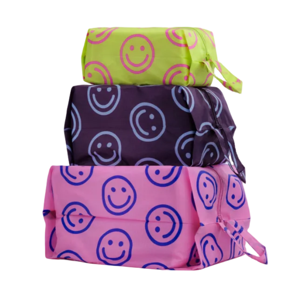 Baggu 3D Zip Pouch Bright Happy