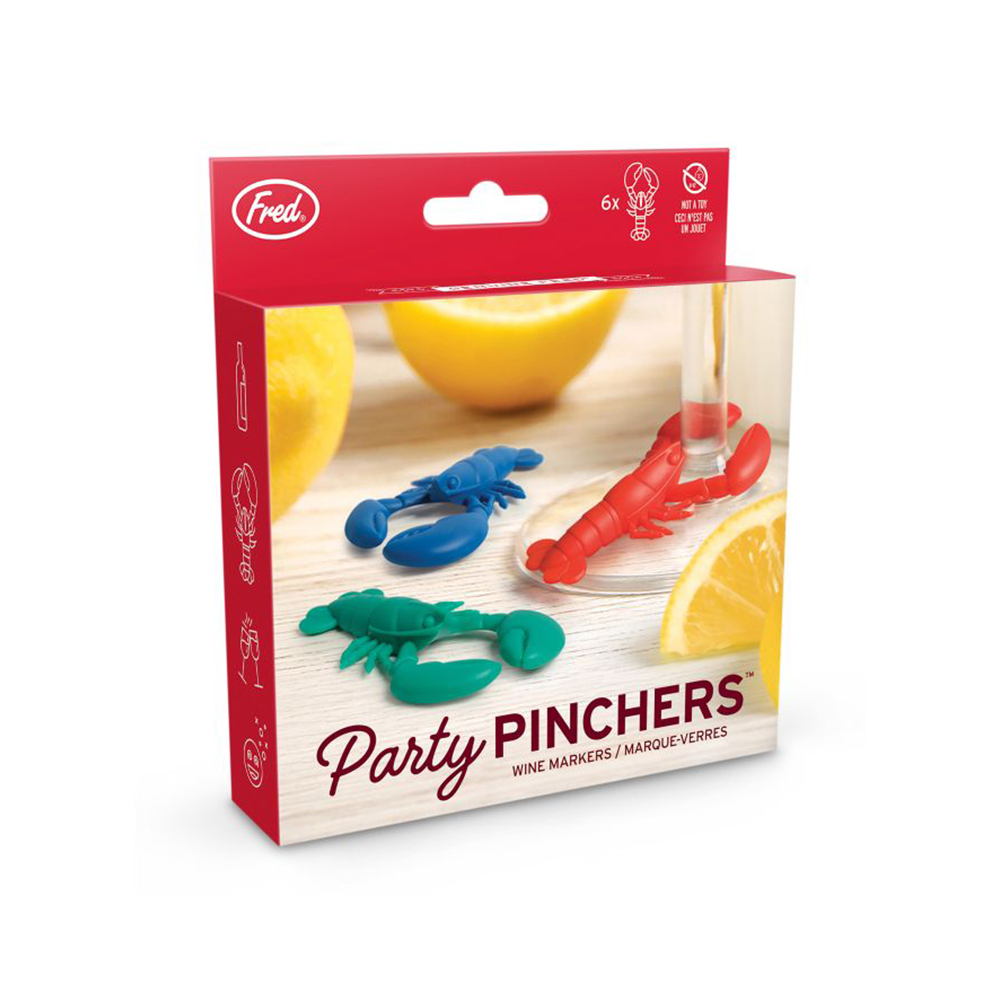 Party Pinchers Drink Markers Set of 6