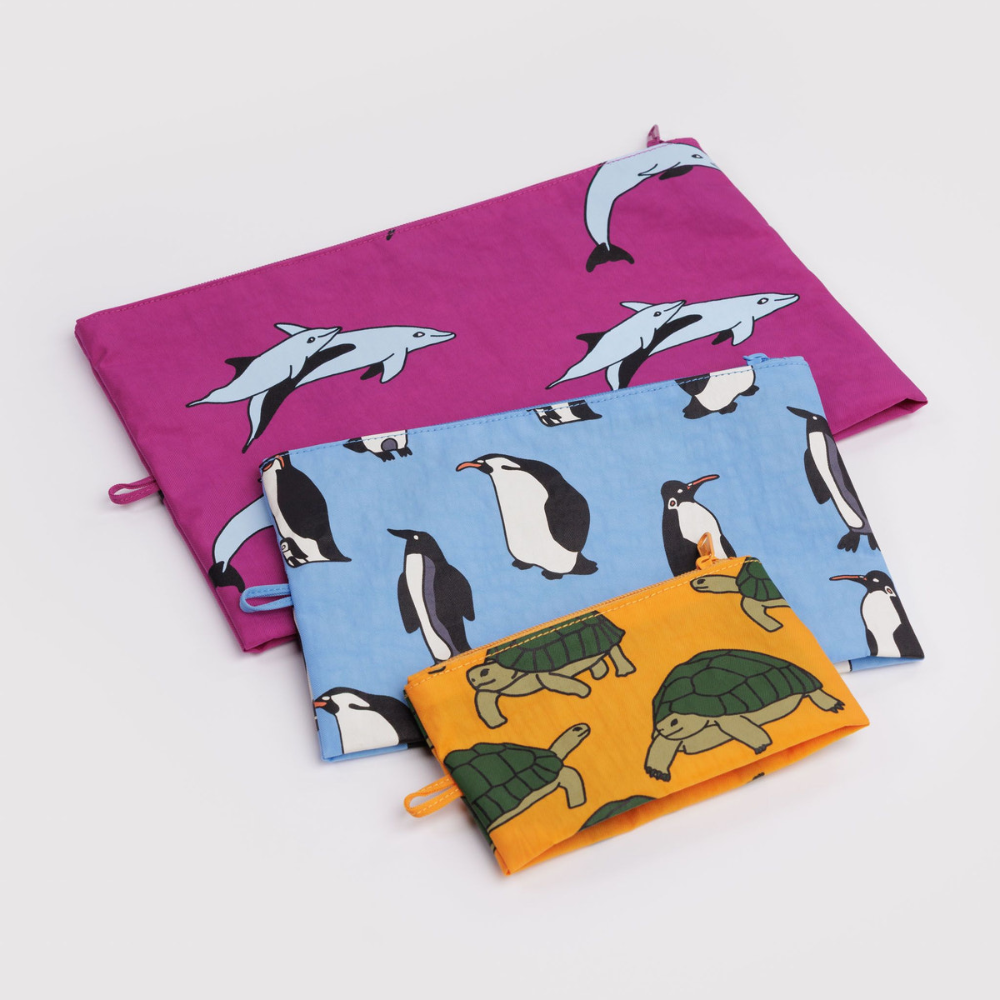 Baggu Go Pouch Vacation Animals