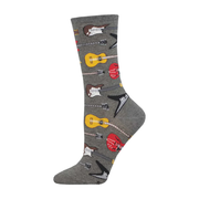 Socksmith Socks Women's Guitar Riff Charcoal Heather