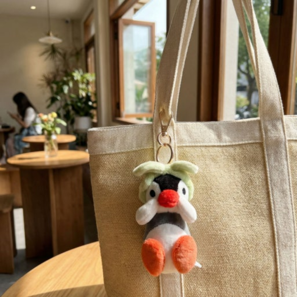 Pingu Limited Edition Bath Headband Plush Keychain Bag Charm Pinga