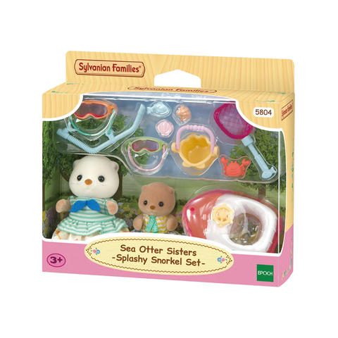 Sylvanian Families Sea Otter Sisters Splashy Snorkel Set