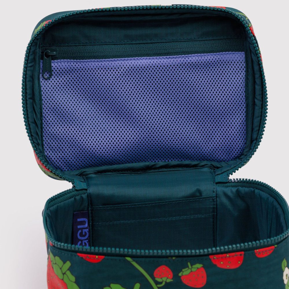 Baggu Large Cosmetic Case Strawberry Blossom