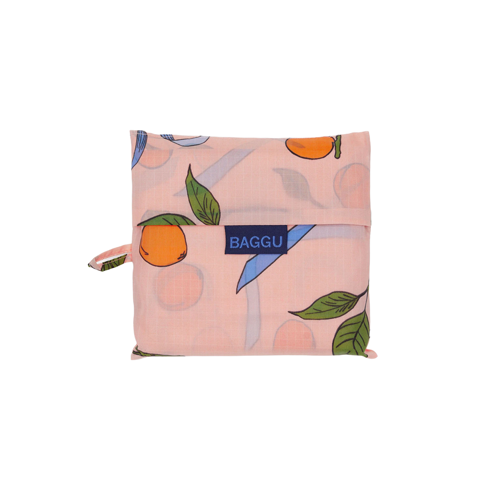 Baggu Big Reusable Bag Apricots & Ribbons