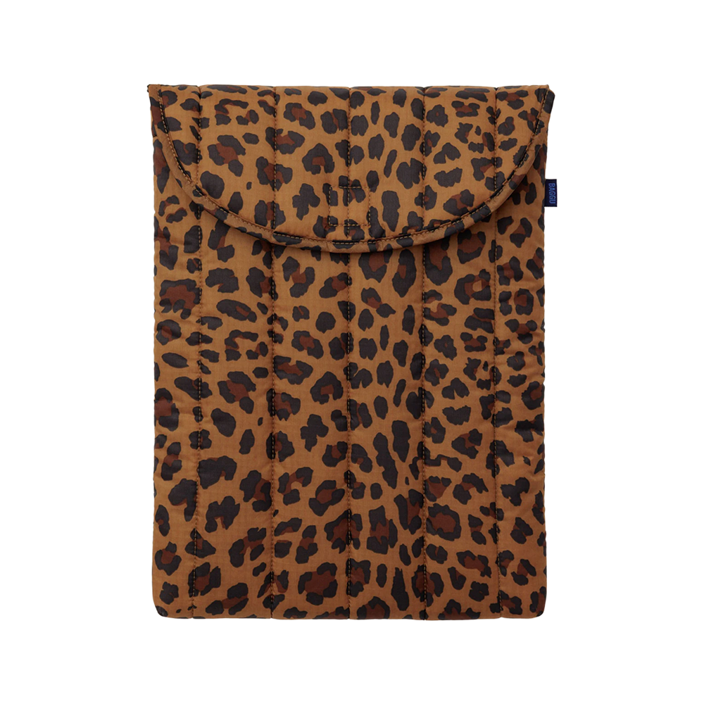Baggu Puffy Laptop Sleeve 13/14 inch Leopard