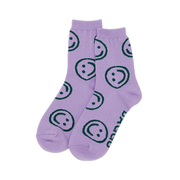 Baggu Crew Socks Happy Lavender