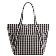 Baggu Cloud Bag Black and Cream Gingham