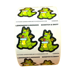 Sticker Garden Scratch and Sniff Teared Square Dragon Lemonade