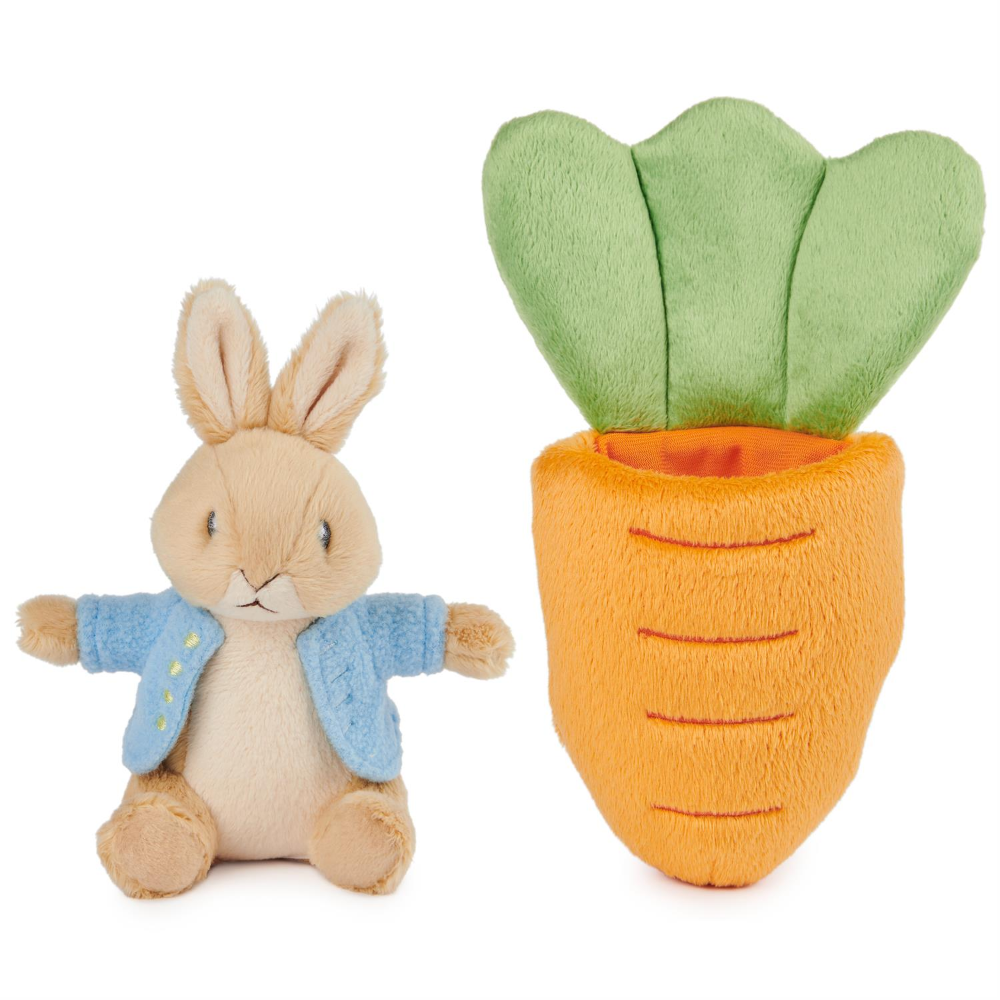 Beatrix Potter Mini Soft Toy Peter Rabbit in Carrot