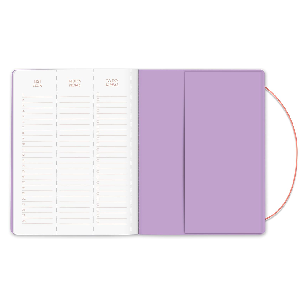 Orange Circle 2026 Just Right Monthly Planner Colour Block
