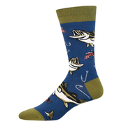 Socksmith Socks Mens All About The Bass Navy
