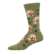 Socksmith Socks Mens Who's A Good Boy? Green Heather