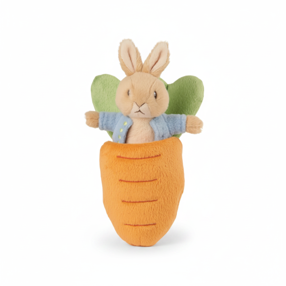 Beatrix Potter Mini Soft Toy Peter Rabbit in Carrot