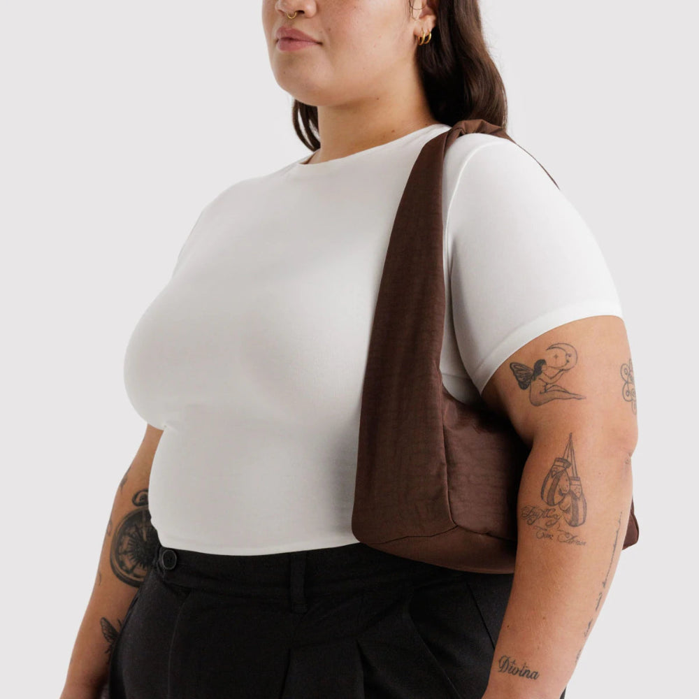 Baggu Small Nylon Meringue Bag Coffee