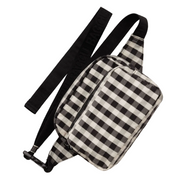 Baggu Fanny Pack Black and Cream Gingham